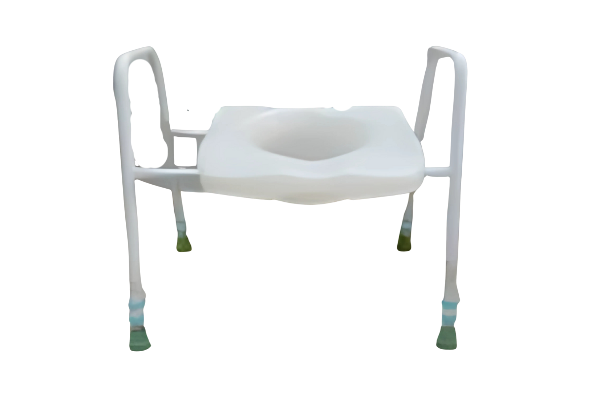 Toilet Seat with Handles (for elderly or limited mobility users)